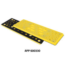 NTools Części do H-ROS II 02E - Płyta nośna i rzepowa płyta robocza 70x197 mm MultiHole Rzepowa płyta robocza 70x197 mm(1)