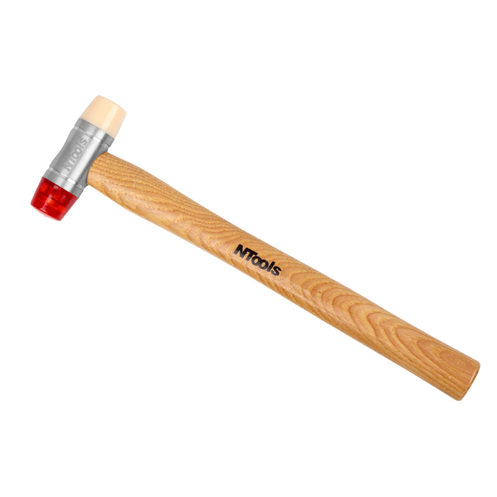 NTools MDW - Młotek okrągły dwustronny hikora nylon - guma(1)