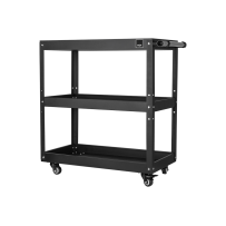 W24 TWR - W24 TWR - Wózek narzędziowy z trzema półkami 8kg czarny 660 x 350 x 740 mm