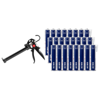 Zestaw W24 AG 500 + Caulking Gun | Klej do montażu szyb samochodowych AG 500 24 szt. 310ml | wyciskacz