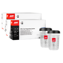 APP FPS Fast Preparation System SET - Zestaw kubków miękkich i kubków twardych z podziałką 200 ml op (100szt)