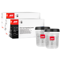 APP FPS Fast Preparation System SET - Zestaw kubków miękkich i kubków twardych z podziałką 650 ml op (100szt)