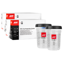 APP FPS Fast Preparation System SET - Zestaw kubków miękkich i kubków twardych z podziałką 850 ml op (100szt)