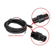 NTools VC 40EP - Odkurzacz z automatem włączeniowym elektryczno-pneumatycznym 1600W wąż 2w1 5m 40L