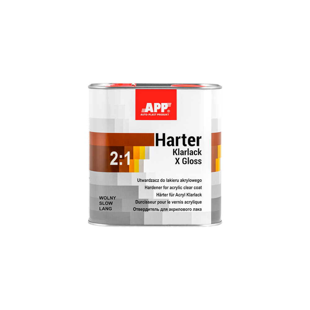 APP Harter Klarlack X Gloss 2:1 - Utwardzacz do lakieru akrylowego wolny 2 5L