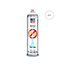 Pintyplus Tech WALL - Farba w sprayu do sztukaterii i detali dekoracyjnych biała RAL 9016 matowa 600 ml 675 400ml