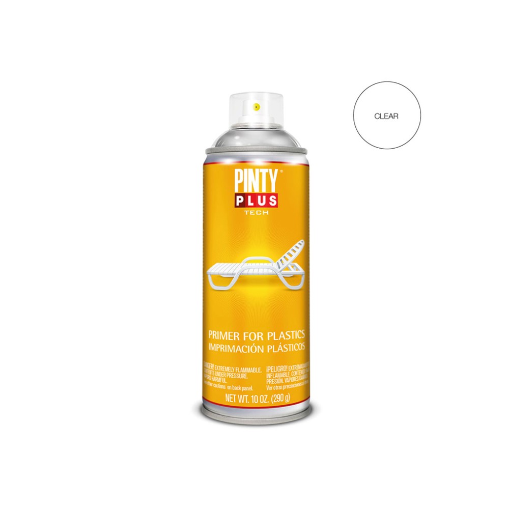 Pintyplus Tech Plastic Primer - Podkład do plastiku spray bezbarwny 400 ml