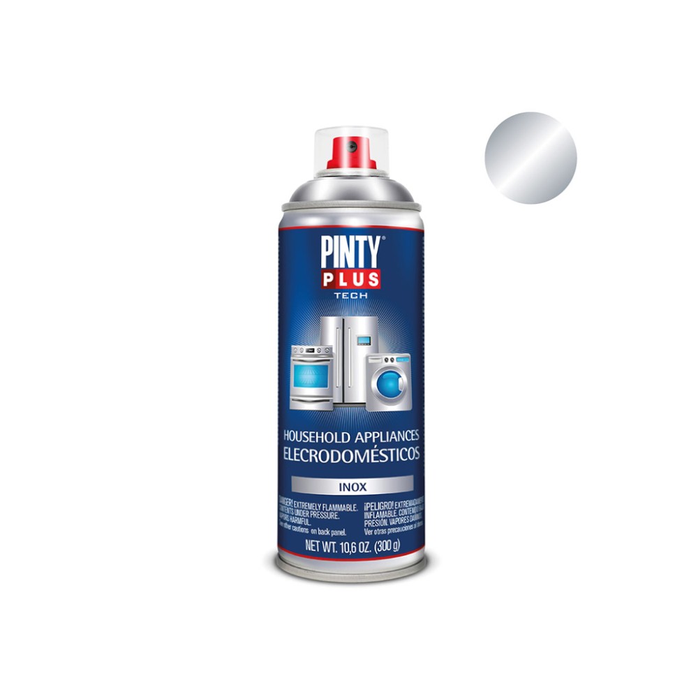 Pintyplus Tech AGD - Farba do renowacji z efektem stali nierdzewnej spray inox 400 ml
