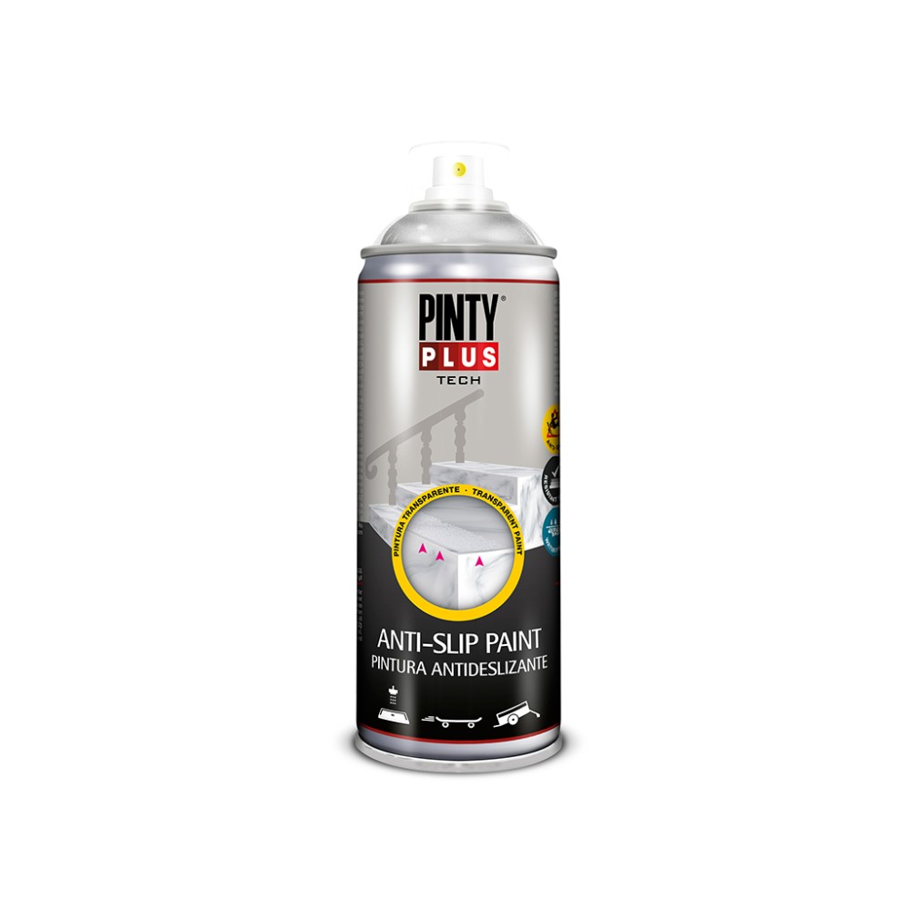 Pintyplus Tech Anti-slip - Transparentna farba antypoślizgowa spray bezbarwny 400ml