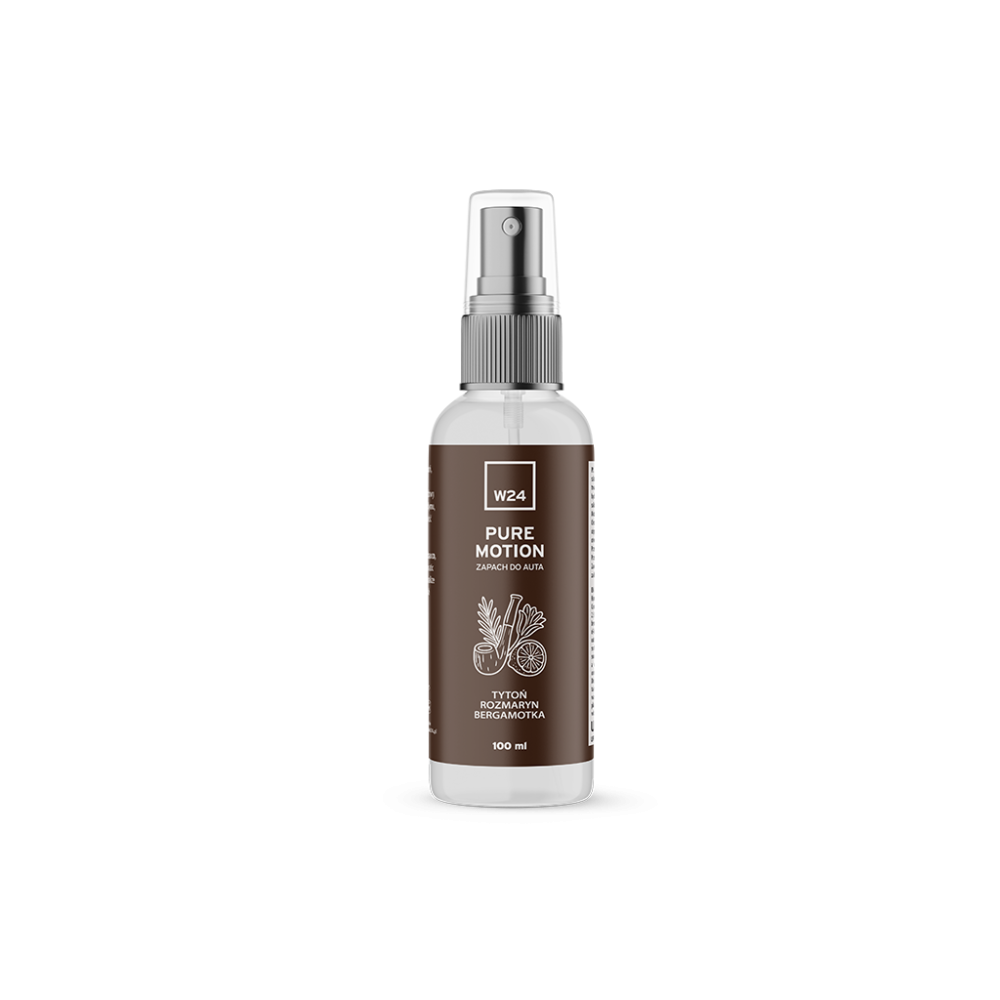 W24 Pure Motion - Zapach do Samochodu tytoń rozmzryn bergamotka 100 ml