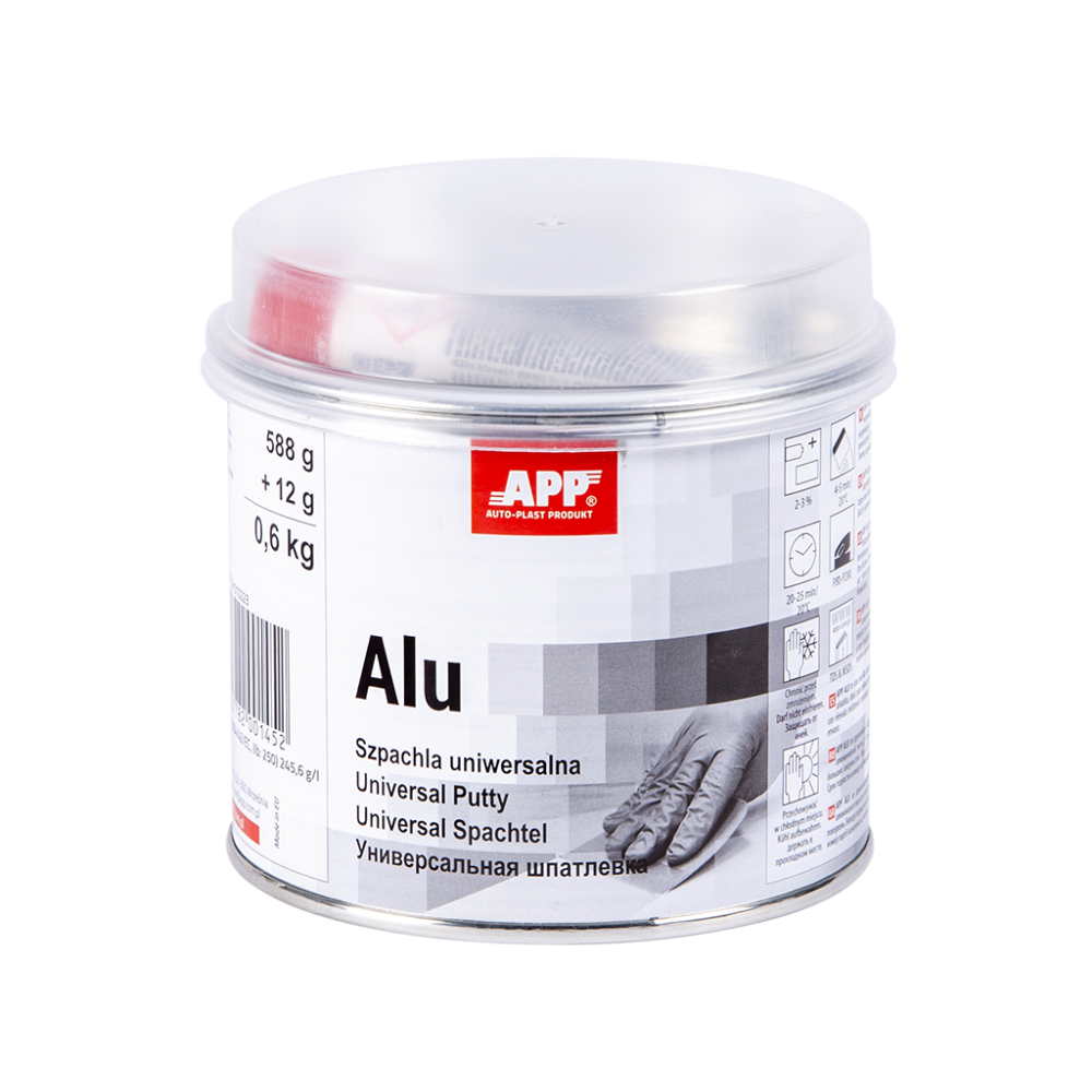 APP Alu szpachla z pyłem aluminium z utwardzaczem 0 6 kg(1)