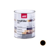 Podkład akrylowy dwuskładnikowy wypełniający APP AcrylFiller 501 5:1 Czarny 1 0L