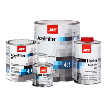 APP AcrylFiller 401 4:1 - Podkład akrylowy dwuskładnikowy wypełniający Szary 4 0L(2)