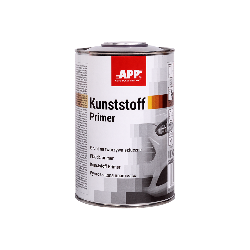 APP Kunststoff Primer - Grunt na tworzywa sztuczne transparentny-srebrny 1 0L