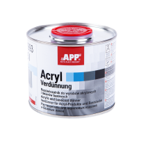APP Acryl Verdunnung. Rozcieńczalnik do wyrobów akrylowych i lakierów bazowych Normalny 0 5 L