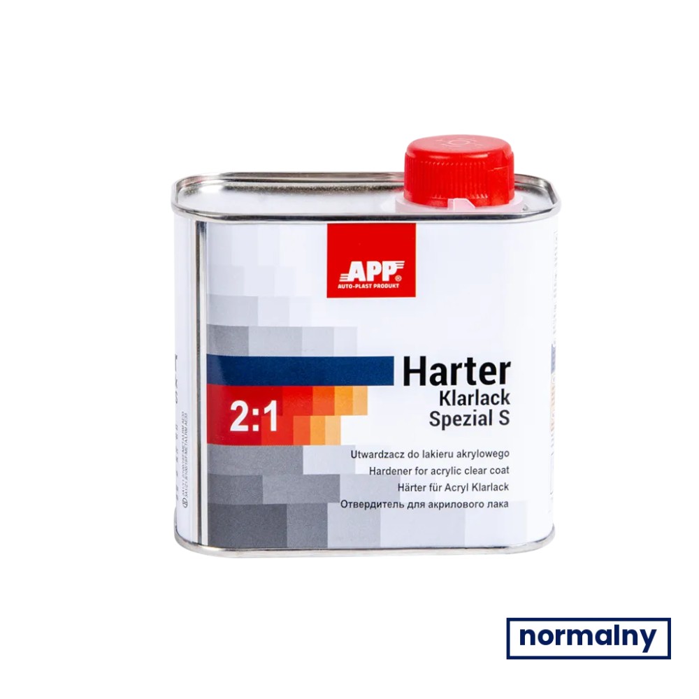 APP Harter Klarlack Spezial S 2:1 - Utwardzacz do lakieru akrylowego z efektem specjalnym Normalny 0 50l