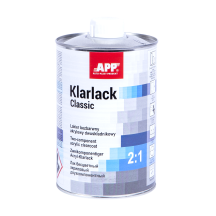 APP Klarlack Classic 2:1 - Lakier?bezbarwny?akrylowy?dwuskładnikowy bezbarwny 1 0L(1)