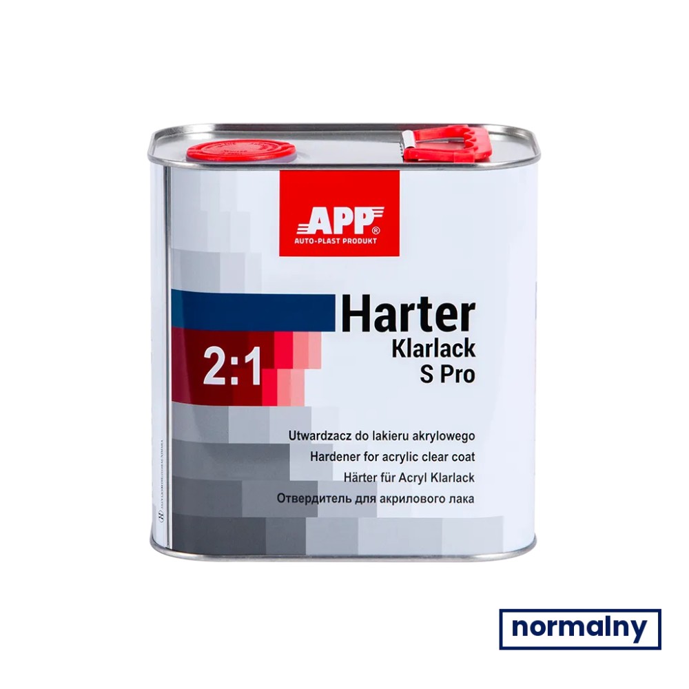 APP Harter Klarlack S Pro Utwardzacz do lakieru akrylowego normalny 2 5L