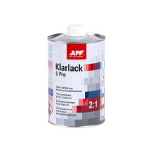 APP Klarlack S Pro 2:1 - Lakier bezbarwny akrylowy dwuskładnikowy bezbarwny 1 0L (1)