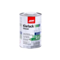 APP Klarlack Glosser 2:1 - Lakier bezbarwny akrylowy dwuskładnikowy 1 0L bezbarwny