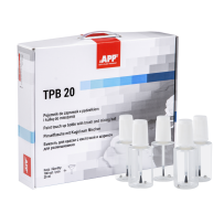 APP TPB20 - Pojemnik do zaprawek z pędzelkiem i kulką do mieszania 20ml op.10szt (1)
