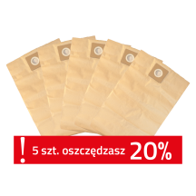 NTools WFP 60 - Worek filtracyjny papierowy do odsysacza NTools VC 50E/EP VC36E/EP brązowy 60L (3)