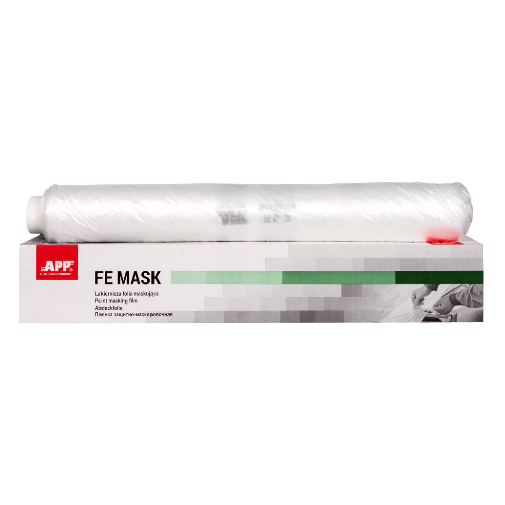 APP FE Mask - Lakiernicza folia maskująca 7 mikr. grubość 7 mikr. karton 4m x 150m (1)