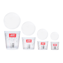 APP Mixing Cup Pro - Przykrywka kubka do mieszania farb i lakierów transparentny 385/300ml 1szt (1)