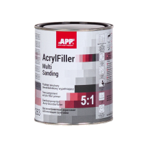 APP AcrylFiller Multi Wet on Wet 5:1 - Podkład akrylowy dwuskładnikowy mokro na mokro ciemnoszary 1 0L (1)
