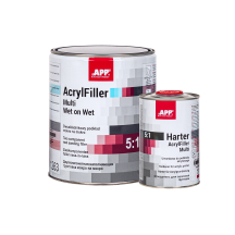 APP AcrylFiller Multi Wet on Wet 5:1 - Podkład akrylowy dwuskładnikowy mokro na mokro ciemnoszary 1 0L (4)