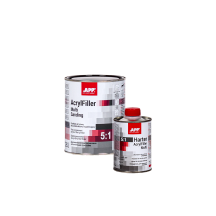 APP AcrylFiller Multi Sanding 5:1 - Podkład akrylowy dwuskładnikowy wypełniający biały 1 0L (3)
