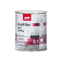 APP AcrylFiller Multi Sanding 5:1 - Podkład akrylowy dwuskładnikowy wypełniający szary 1 0L (1)