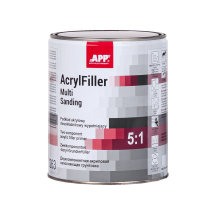 APP AcrylFiller Multi Sanding 5:1 - Podkład akrylowy dwuskładnikowy wypełniający czarny 4 0L (1)