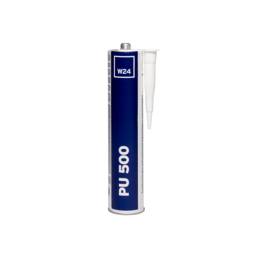 Masa poliuretanowa W24 PU 500 Kartusz zamknięty Kolor biały 310 ml