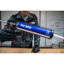 Masa poliuretanowa W24 PU 500 Kartusz zamknięty Kolor biały 310 ml