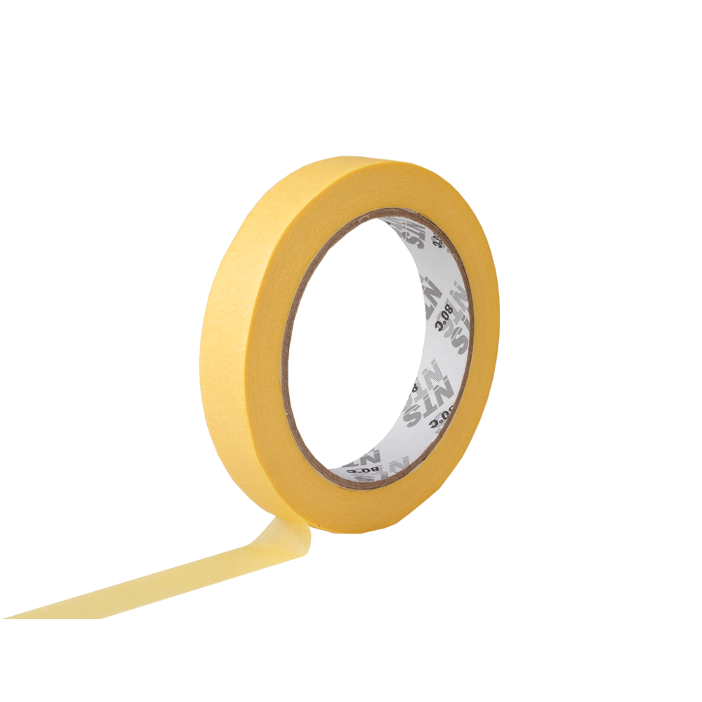 NTS 80 - Taśma maskująca 80°C żółty 18mm