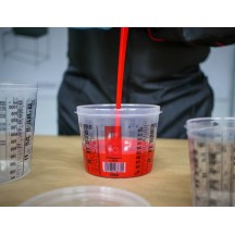 Kubek z przykrywką do mieszania farb i lakierów APP Mixing Cup 2.0 2300 / 1900 ml 1 szt. transparentny