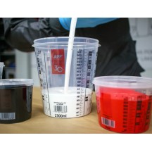 Kubek z przykrywką do mieszania farb i lakierów APP Mixing Cup 2.0 2300 / 1900 ml 1 szt. transparentny
