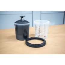 Zestaw kubków do mieszania lakieru W24 ZKDL 650 ml 190 mikr. opak. (50szt)