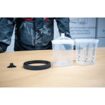 Zestaw kubków do mieszania lakieru W24 ZKDL 650 ml 190 mikr. opak. (50szt)
