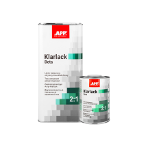 APP Klarlack Beta 2:1+Harter - Lakier bezbarwny akrylowy dwuskładnikowy + utwardzacz bezbarwny 1 0L(1)