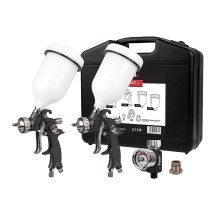 Zestaw lakierniczych pistoletów natryskowych NTools FX3 PLUS SET 1 3 mm + 1 7 mm górny zb.