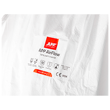 APP AirFlow - APP AirFlow - Kombinezon ochronny lakierniczy biało-niebieski M