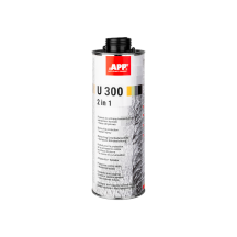APP U300 2 in 1 - APP U300 2 in 1 - Preparat do ochrony karoserii przed uderzeniami kamieni + masa natryskowa czarny 1 0L