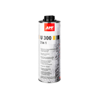 APP U300 2 in 1 - APP U300 2 in 1 - Preparat do ochrony karoserii przed uderzeniami kamieni + masa natryskowa czarny 1 0L