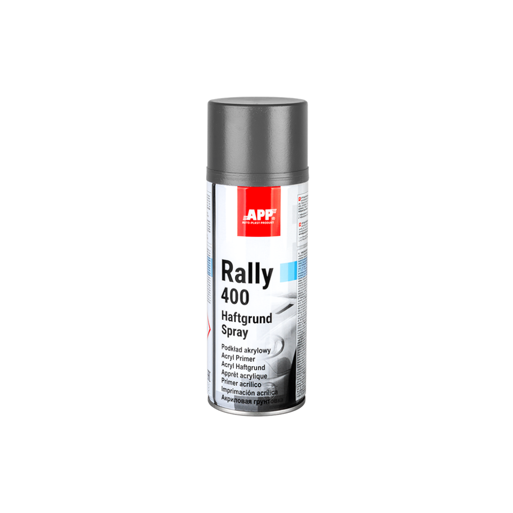 APP Rally 400 Haftgrund Spray - Podkład akrylowy szary 400ml