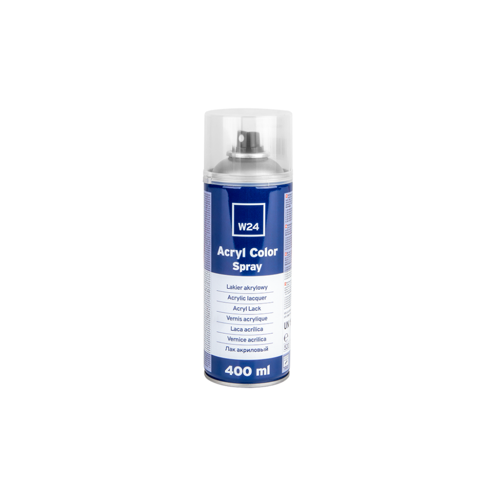 W24 Acryl Color Spray - W24 Acryl Color Spray - Lakier akrylowy bezbarwny 400ml