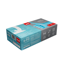 APP QUARTZ Q910 Extra Strong - APP QUARTZ Q910 Extra Strong - Jednorazowe rękawice nitrylowe długie niebieski S op (100szt)