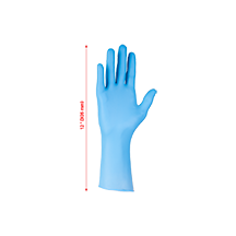 APP QUARTZ Q910 Extra Strong - APP QUARTZ Q910 Extra Strong - Jednorazowe rękawice nitrylowe długie niebieski S op (100szt)