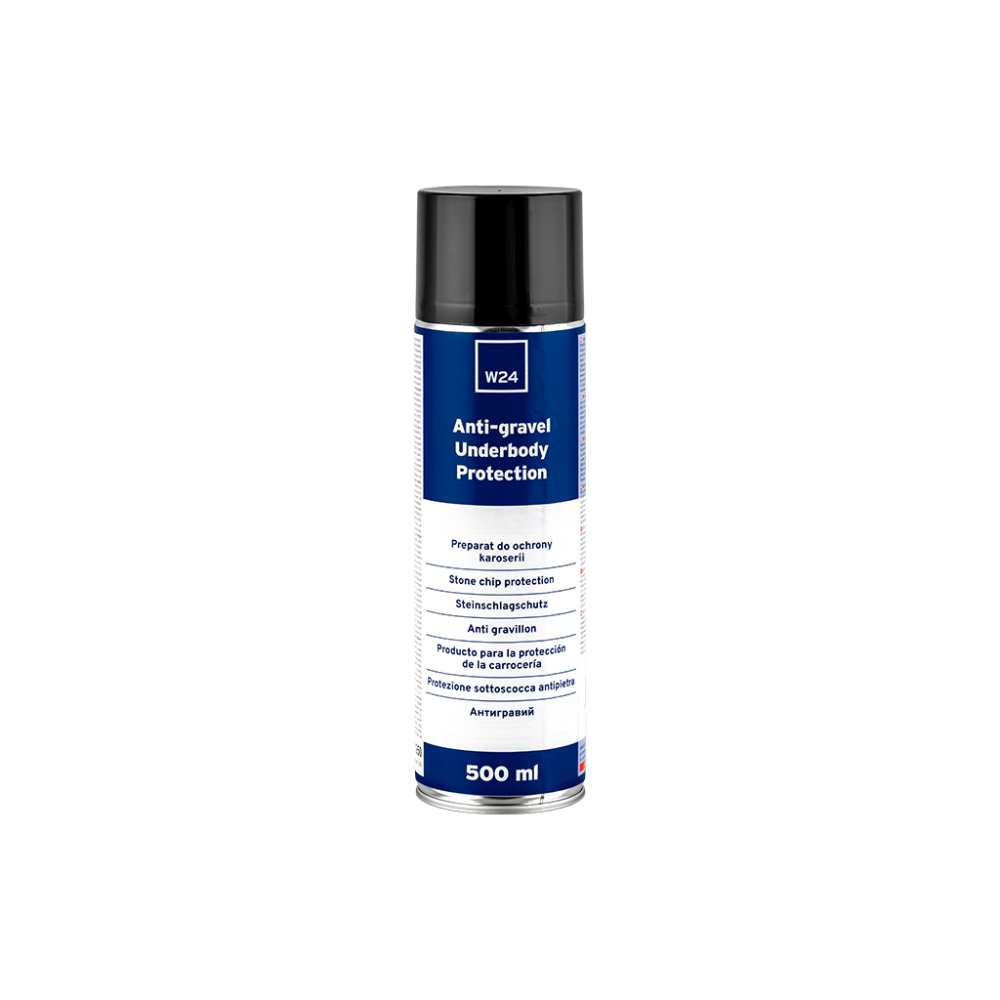 W24 Anti-gravel Underbody Protection - W24 Anti-gravel Underbody Protection - Preparat do ochrony karoserii czarny 500 ml